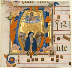 Ascension in an Initial V by Niccolò di Ser Sozzo Tegliaccio