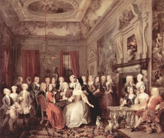 Assembly at Wanstead House by William Hogarth