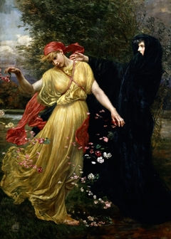 At the First Touch of Winter, Summer Fades Away by Valentine Cameron Prinsep