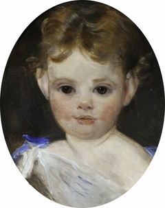 Auda Letitia Vernon, later Mrs T.A.Hill (1862-1957) as a Child by Henry Weigall