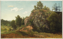 Avondlandschap. by Henri Harpignies