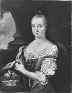 Bildnis der Kurfürstin Elisabeth Auguste von Pfalz-Bayern (Kopie nach) by Johann Georg Ziesenis