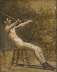 Billy Smith (Sketch for Between Rounds) by Thomas Eakins