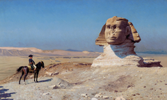 Bonaparte Before the Sphinx (Bonaparte devant le Sphinx) by Jean-Léon Gérôme