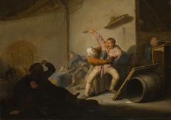 Brawling Cardplayers by Adriaen van Ostade