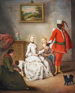 Ca' Rezzonico - L'ambasciata del moro 1751 - Pietro Longhi by Pietro Longhi