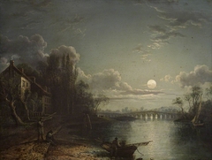 Called Walton Bridge by Moonlight (actually Chertsey Bridge) by Sebastian Pether