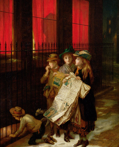 Carol Singers by Augustus Edward Mulready