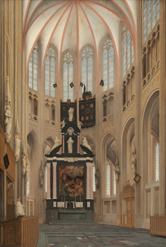 Cathedral of Saint John at 's-Hertogenbosch by Pieter Jansz Saenredam