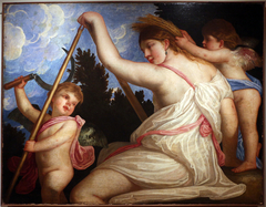 cerere con due putti by Alessandro Varotari