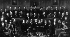 Chess players by Anthony Rosenbaum