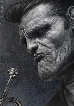 Chet Baker by Pol Serra