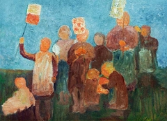 Children with Lanterns by Paula Modersohn-Becker