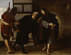 Christ and Two Followers on the Road to Emmaus by Anonymous