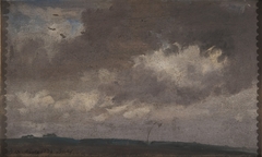 Cloud study by Johan Christian Dahl