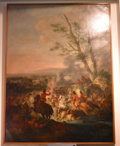 Convoi harcelé par des hussards by Francesco Giuseppe Casanova