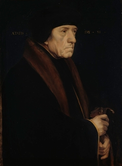 Copy of Holbein's painting John Chambers by Helene Schjerfbeck