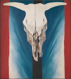 Cow's Skull: Red, White, and Blue by Georgia O'Keeffe