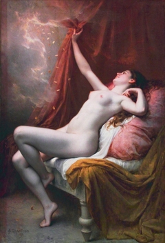 Danaë by Alexandre Jacques Chantron