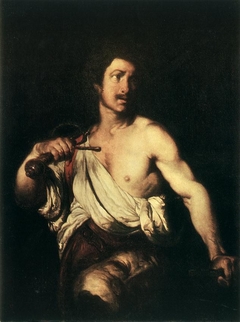 David Bearing the Head of Goliath by Bernardo Strozzi