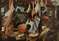 De Vleesstal by Pieter Aertsen