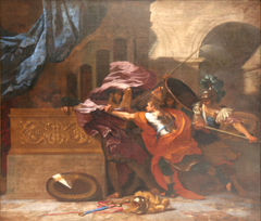 Death of Pyrrhus by Bertholet Flemalle