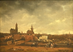 Delft after the Explosion of October 12th, 1654 by Egbert van der Poel