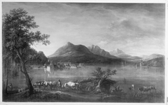 Der Walchensee by Johann Jakob Dorner the Younger