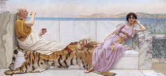 Eighty and Eighteen by John William Godward