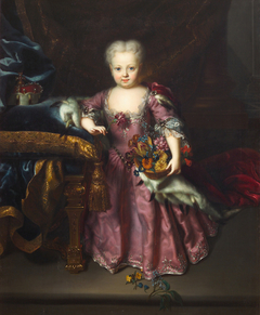 Erzherzogin Maria Amalie (1724-1730) im Alter von drei Jahren by Andreas Møller