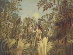 Eve in the Garden of Eden by Henri Rousseau