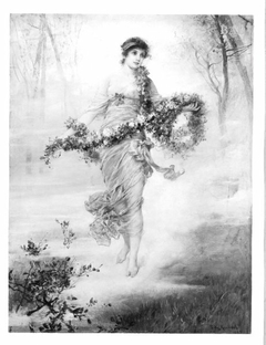 Flora by Friedrich August von Kaulbach