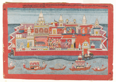 Folio from a Bhagavata Purana series by Anonymous