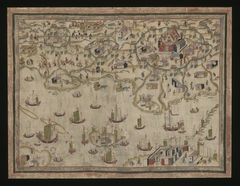 Forts Zeelandia and Provintia and the City of Tainan by Anonymous