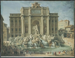 Fountain of Trevi, Rome by Giovanni Paolo Panini