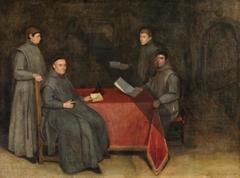 Four Franciscan Monks by Gerard ter Borch