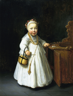 Girl by a High Chair by Govert Flinck