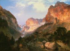 Golden Gate, Yellowstone National Park by Thomas Moran