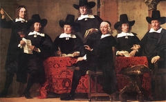 Governors of the Wine Merchant's Guild of Amsterdam by Ferdinand Bol