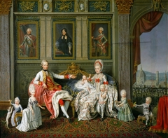 Grand Duke Leopold with his family (Emperor Leopold II, 1747-1792) by Wenceslaus Werlin