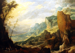 Große Gebirgslandschaft by Joos de Momper the Younger