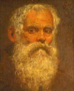 Head of a Bearded Old Man by Anonymous