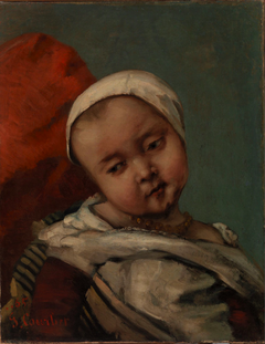 Head of Baby (Tête d'enfant) by Gustave Courbet