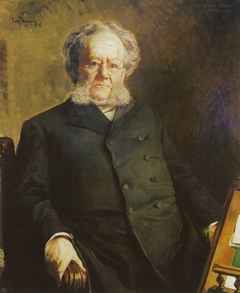 Henrik Ibsen by Eilif Peterssen