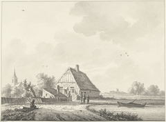 Het dorp Drumpt in Gelderland by Nicolaas Wicart