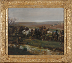 Horses and Chargers of Various Units by Alfred Munnings