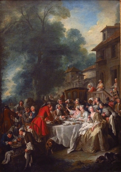 Hunt Breakfast by Jean François de Troy