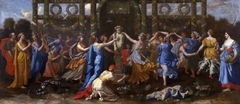 Hymenaios disguised - Poussin - Museu de Arte de São Paulo by Nicolas Poussin