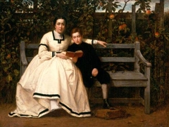 In The Garden At Auchlunies by George Reid