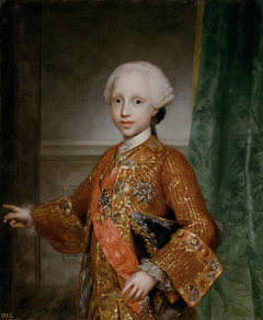 Infante Francisco Javier of Spain (1757-1771) by Anton Raphaël Mengs